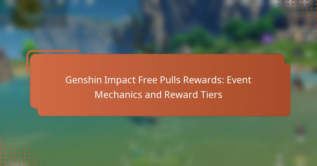 Genshin Impact Free Pulls Rewards: Event Mechanics and Reward Tiers