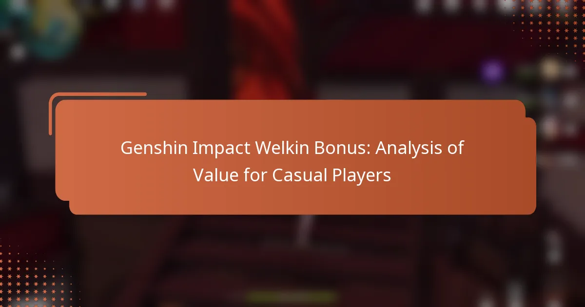 Genshin Impact Welkin Bonus: Analysis of Value for Casual Players